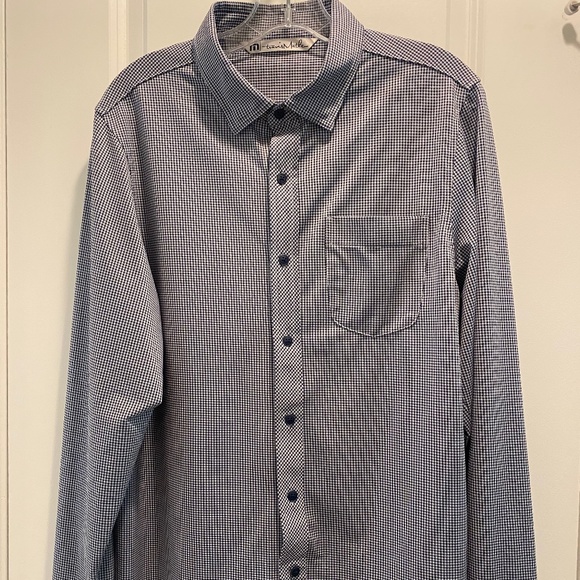 Travis Mathew Dress Button-Down, Sz Med - Picture 1 of 4